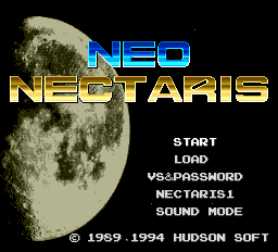 Neo Nectaris Title Screen